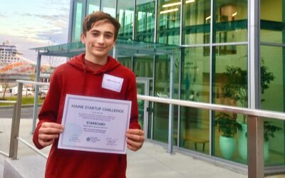 Pine Tree Society Audiology patient Seabren Reeves wins High School Tier Grand Prize at Maine StartUp Challenge
