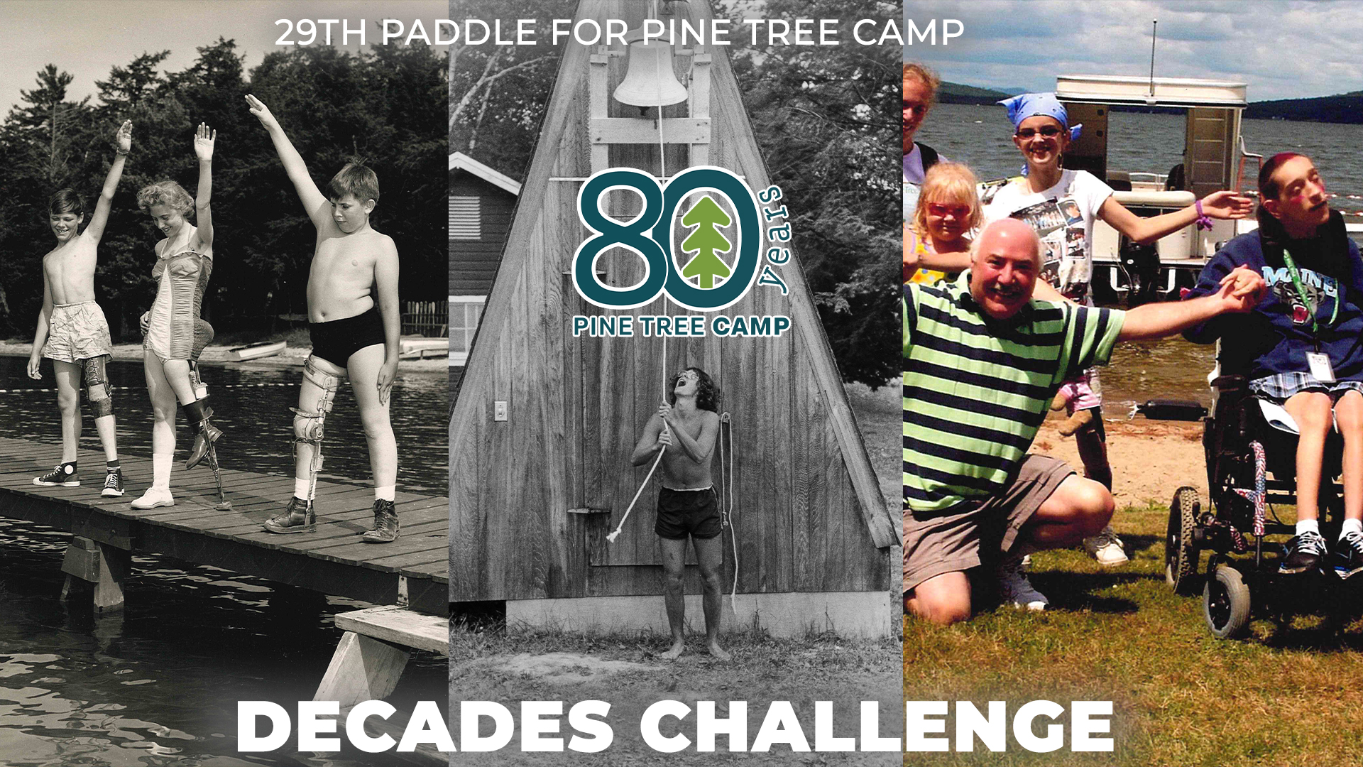DecadesChallengeBanner_V3 Pine Tree Alumni Decades Challenge 2025