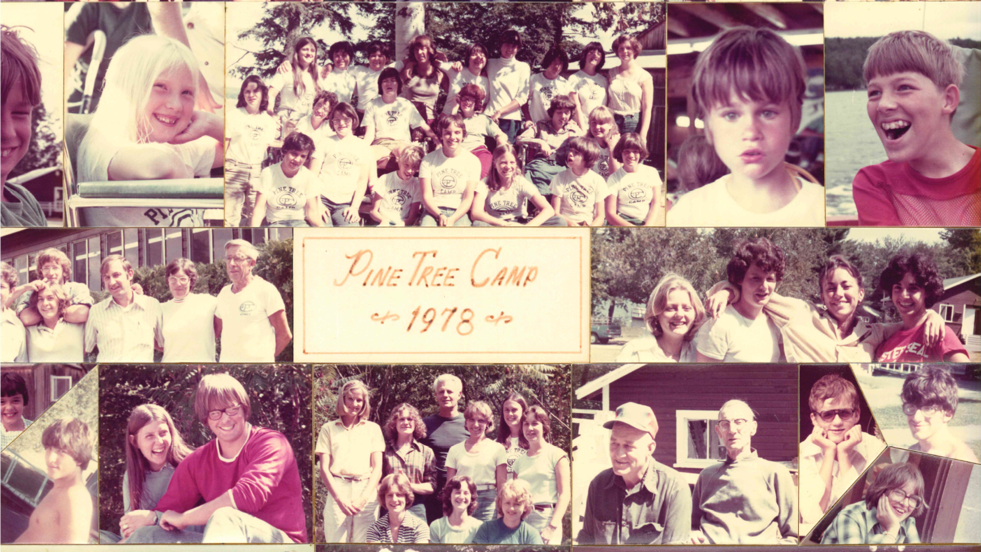 1978PTCCollage In 1978, Bonnie Beaulieu sat down at her typewriter to fill out a summer job application for Pine Tree Camp.