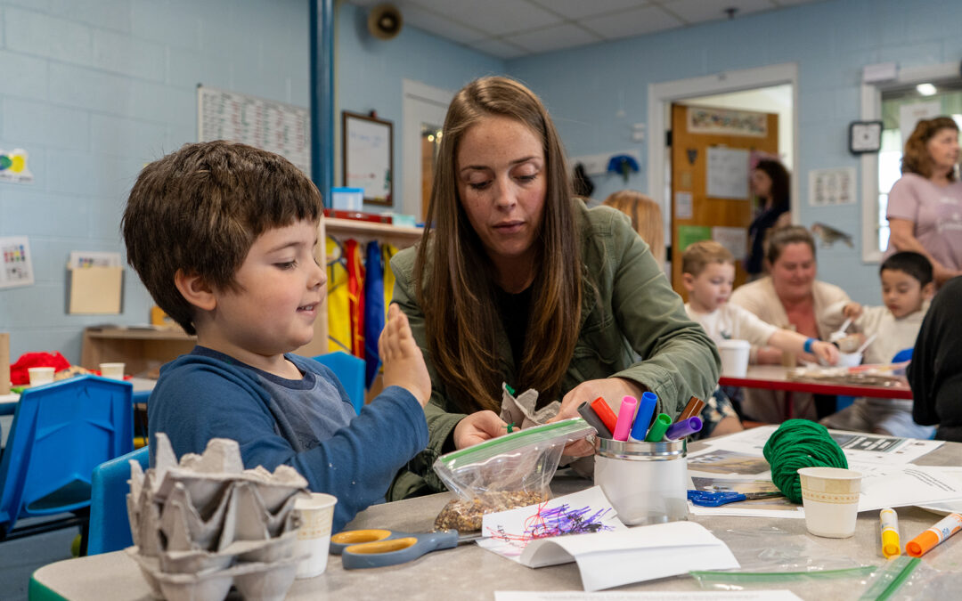 Learning starts early at our specialized preschool