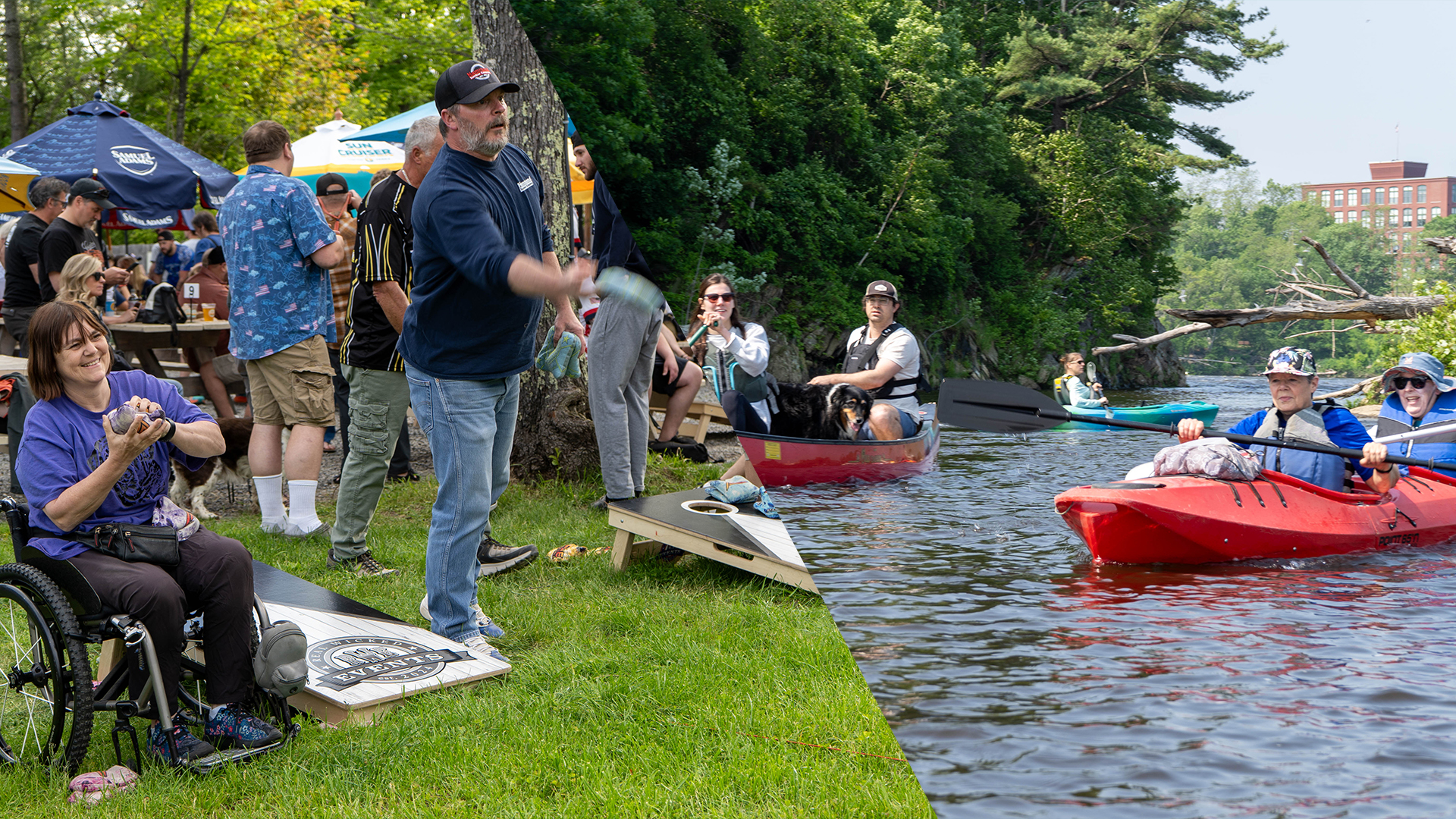 Cornhole, kayaks and community