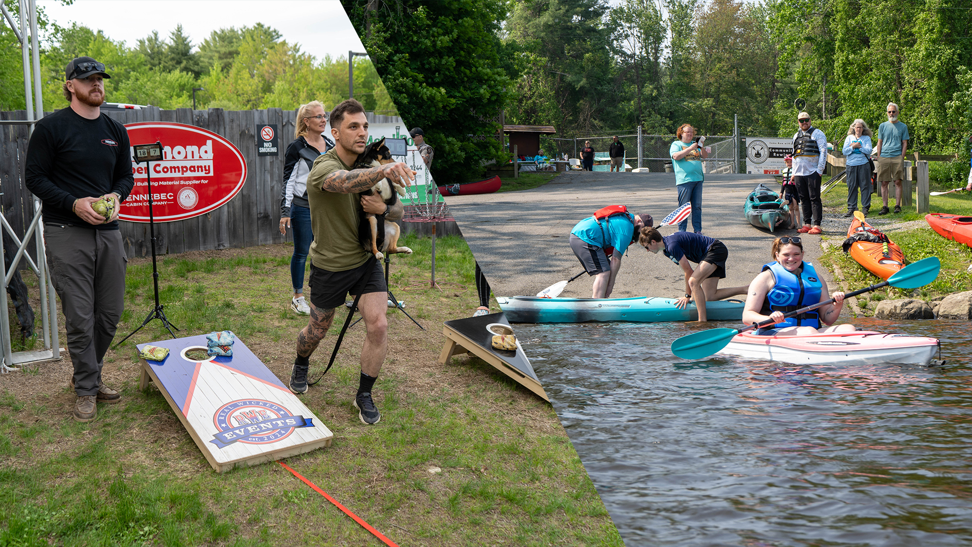 Cornhole, kayaks and community